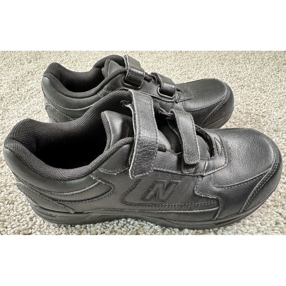 New Balance‎ 576 Women's Wide Black Walking Shoe Hook & Loop WW576VK Size 8.5